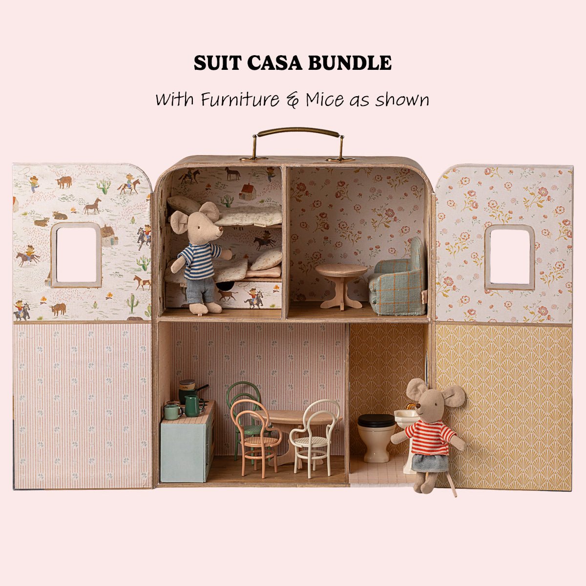 Maileg SuitCasa, Mice & Furniture Bundle - PREORDER - due December - I Want That Present