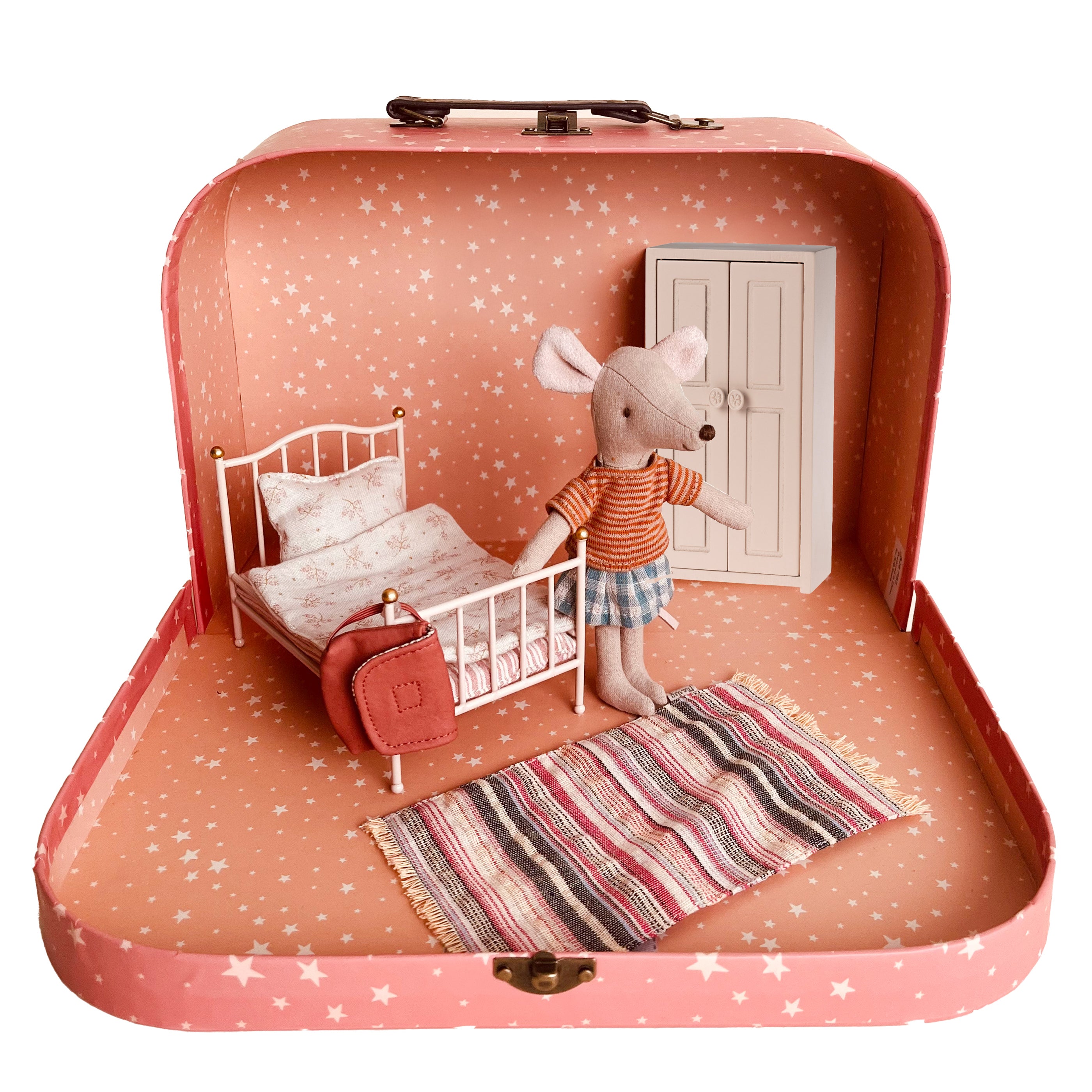 Maileg Big Sister Bedroom in a Suitcase