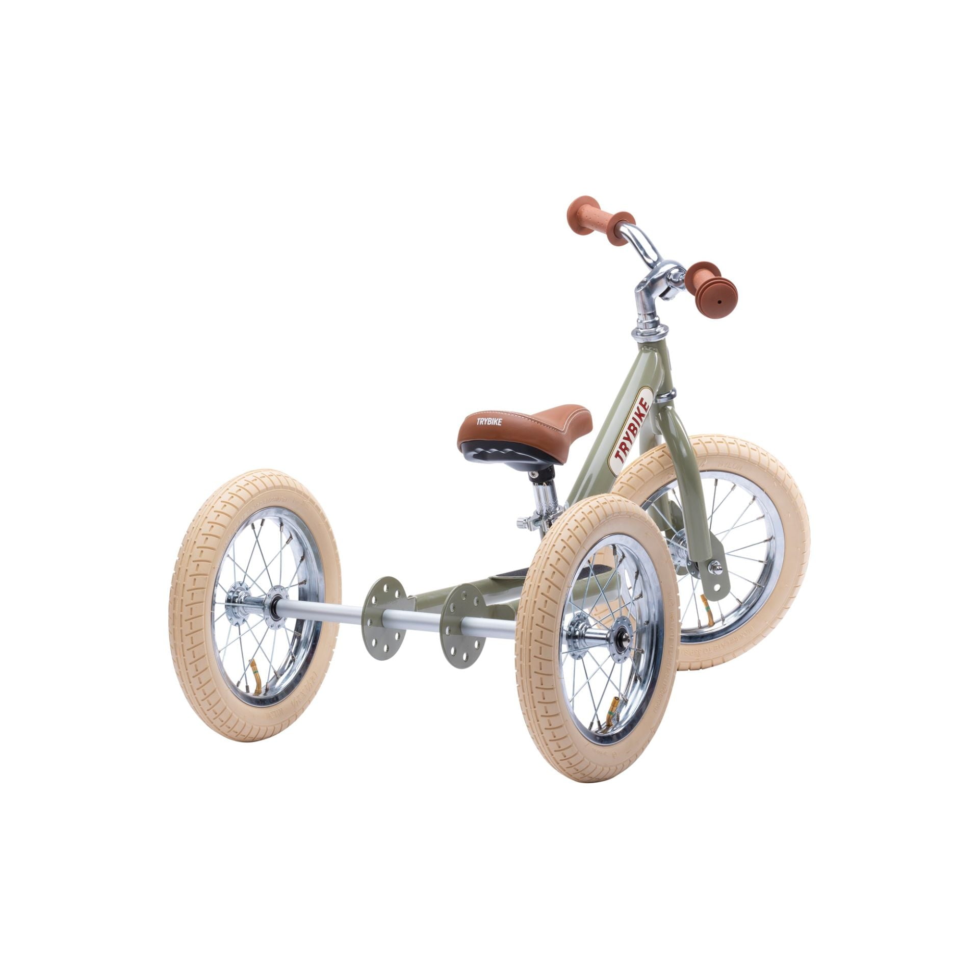 Trybike - Steel 2 In 1 Trike / Balance Bike - Vintage Green