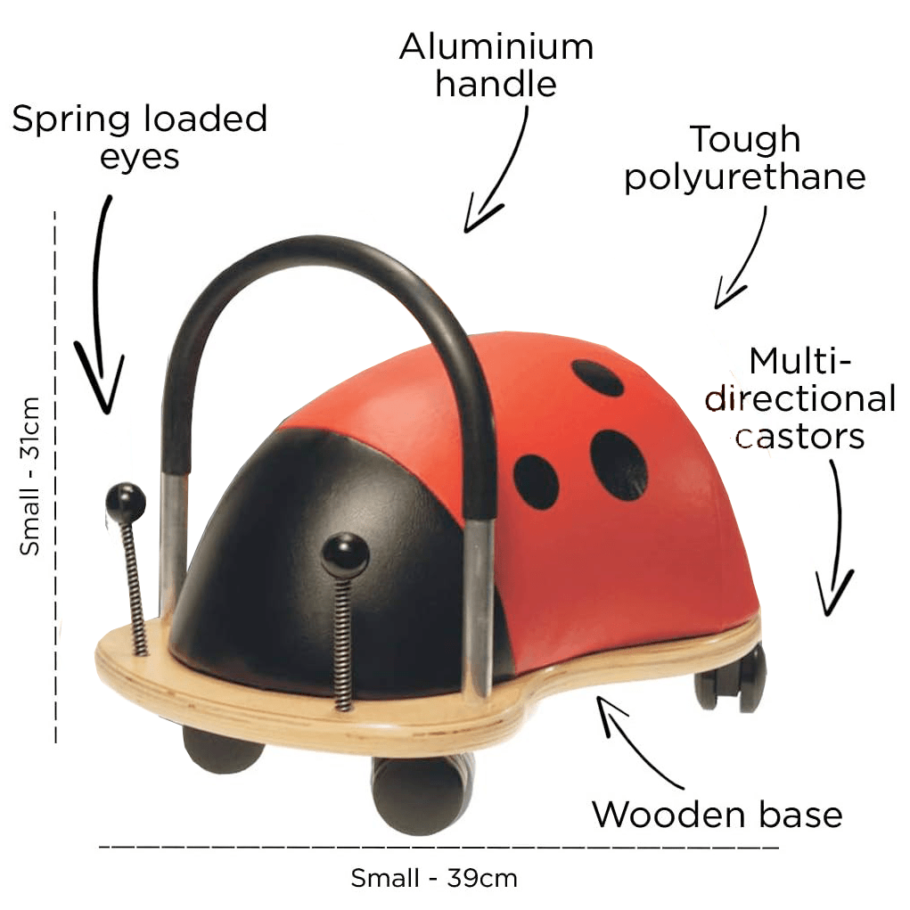 Wheelybug Ladybird Ride - on - I Want That Present