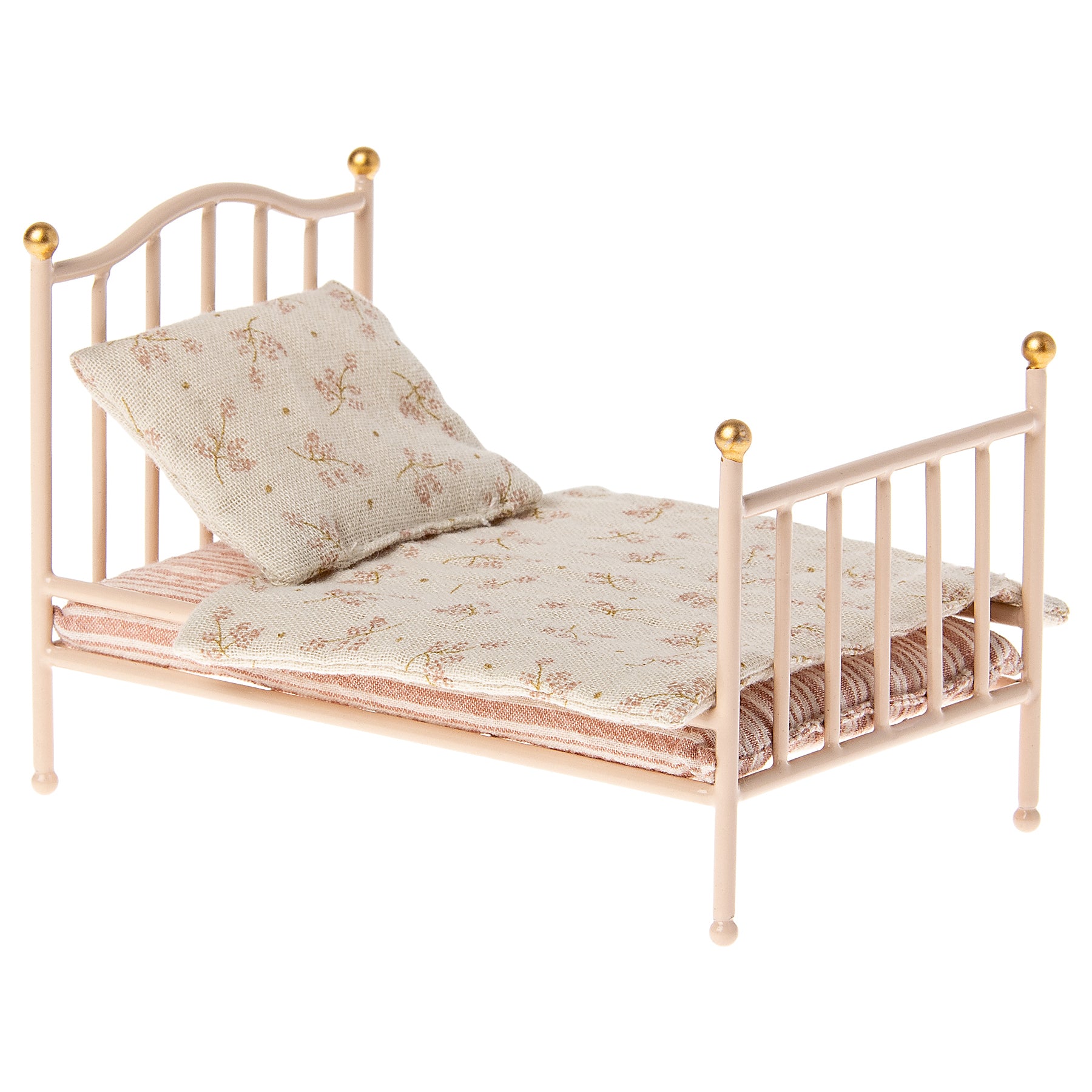 maileg rose metal mouse bed