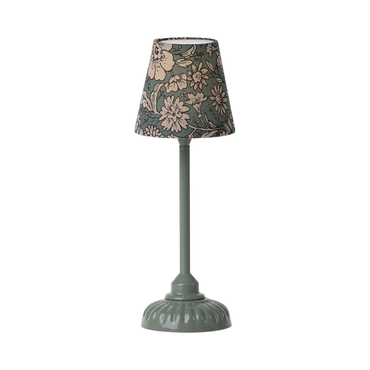 Maileg Vintage Floor Lamp for Mice - Dark Mint - Discontinued - I Want That Present