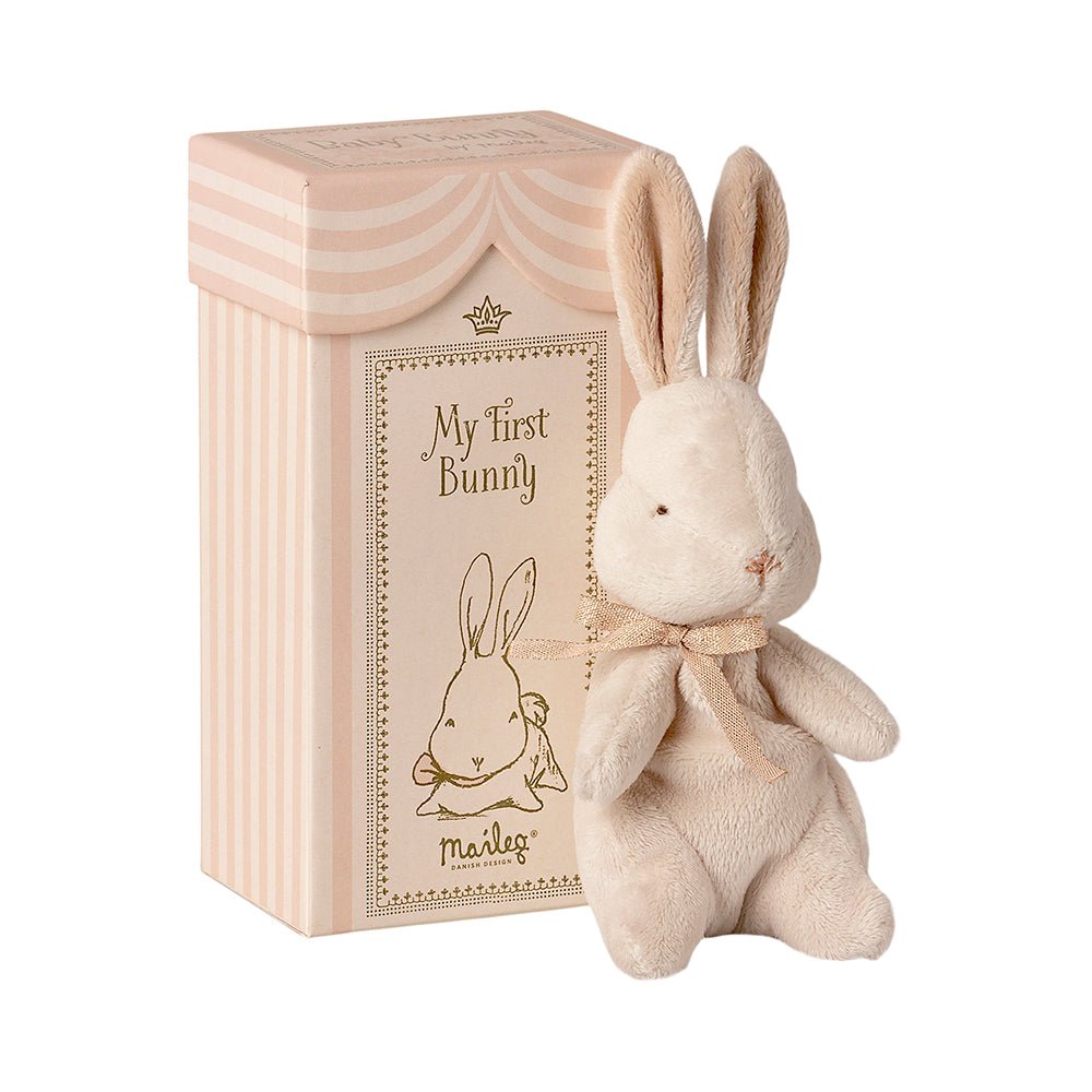 Maileg My First Bunny - Dusty rose - PREORDER - due Sept - I Want That Present