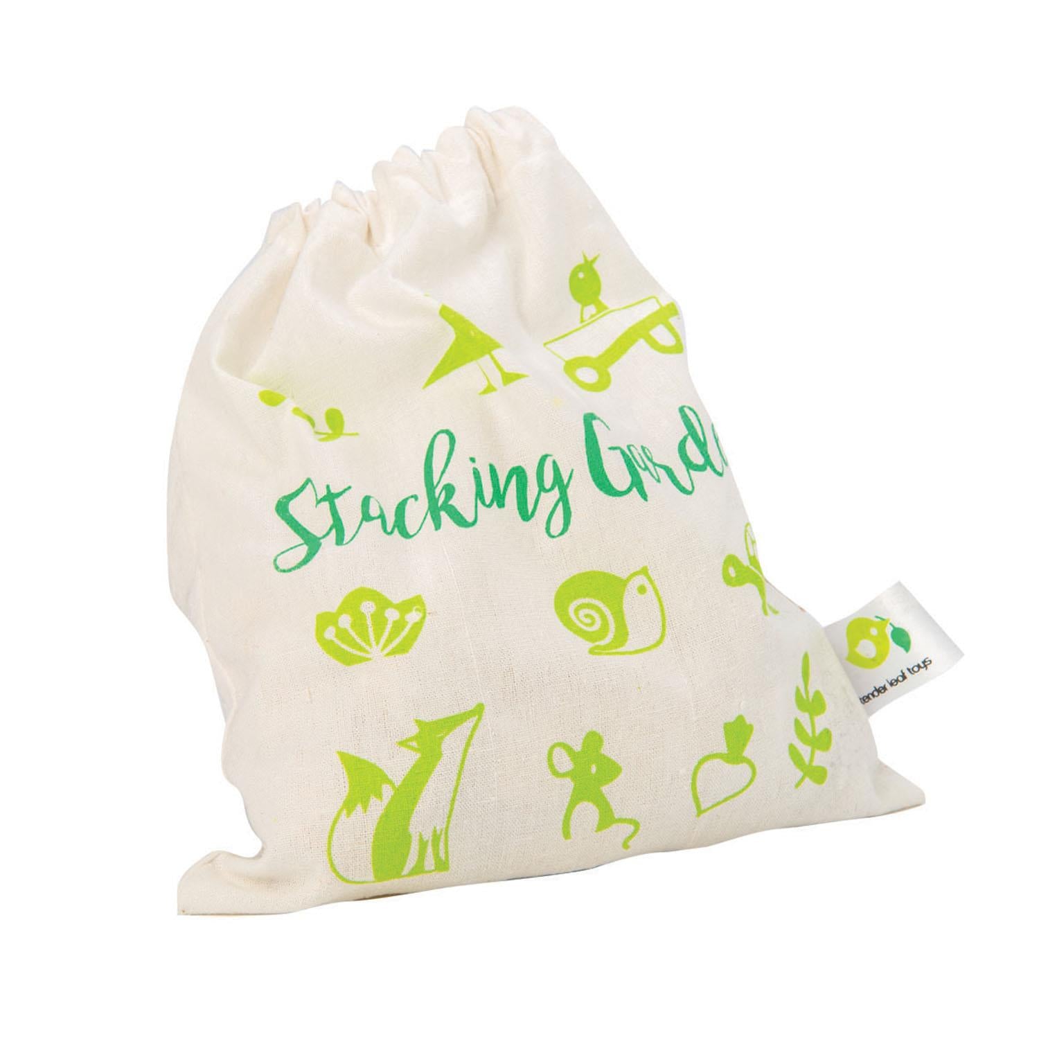 Tender Leaf Toys Stacking Garden Friends