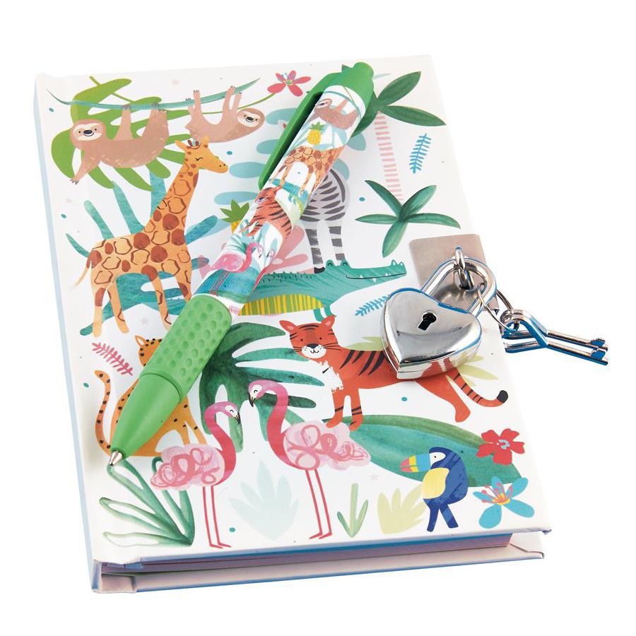 Floss & Rock Jungle Diary with Scented Pen