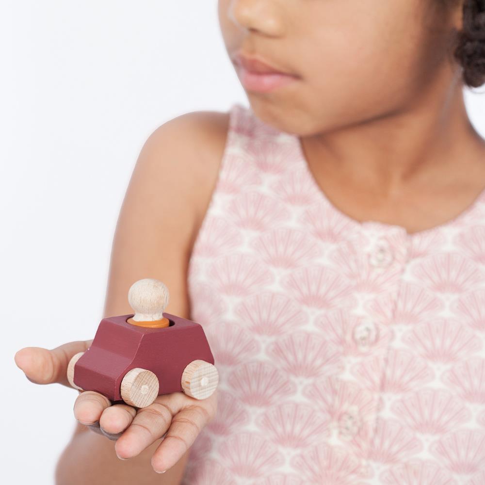 Lubulona Wooden Toy Car - Plum