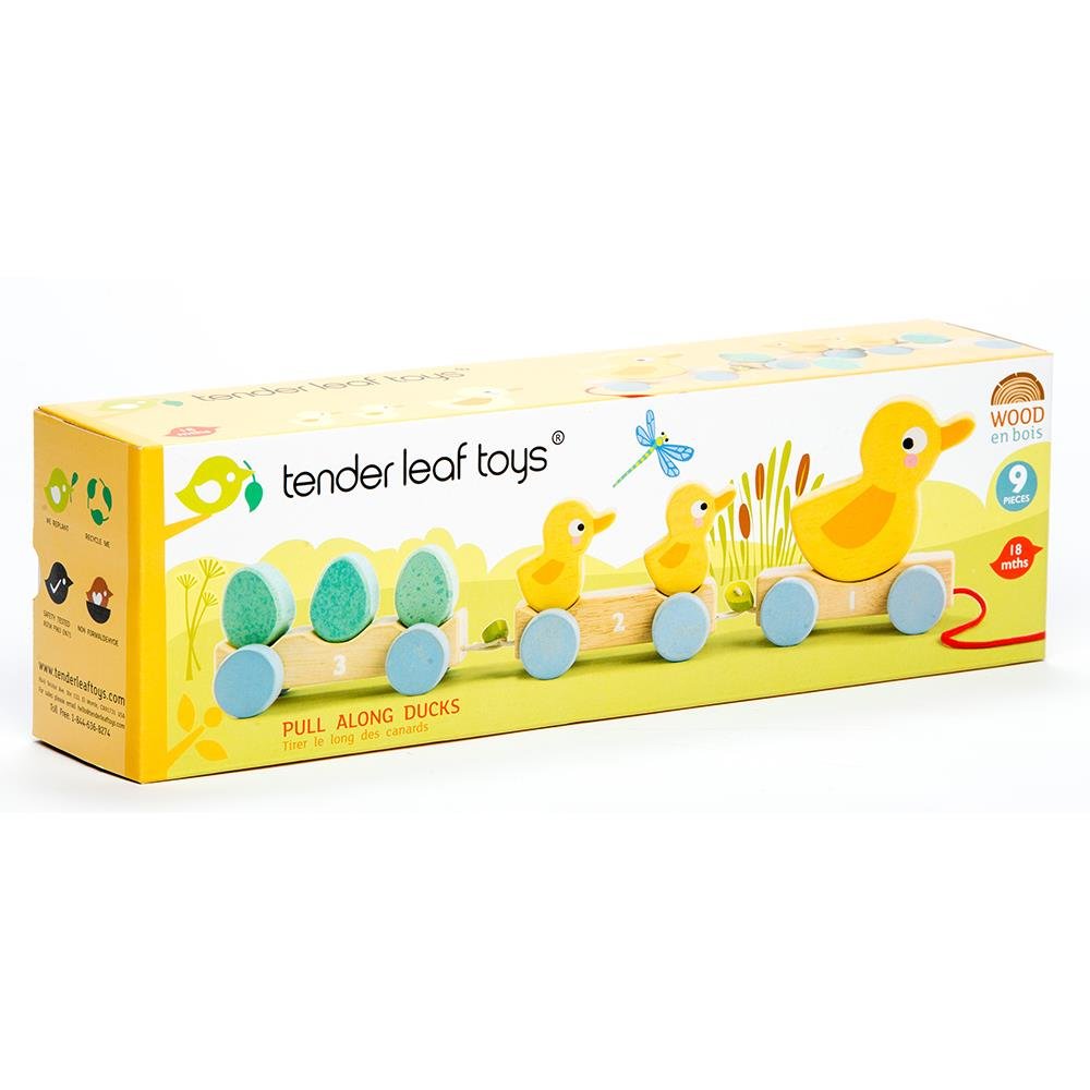 Tender Leaf Toys Pull Along Ducks - I Want That Present