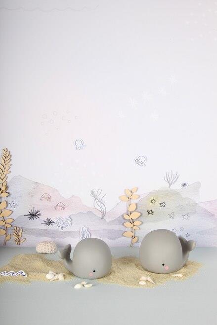 Teeny Tiny Grey Whale Little Night Light - I Want That Present