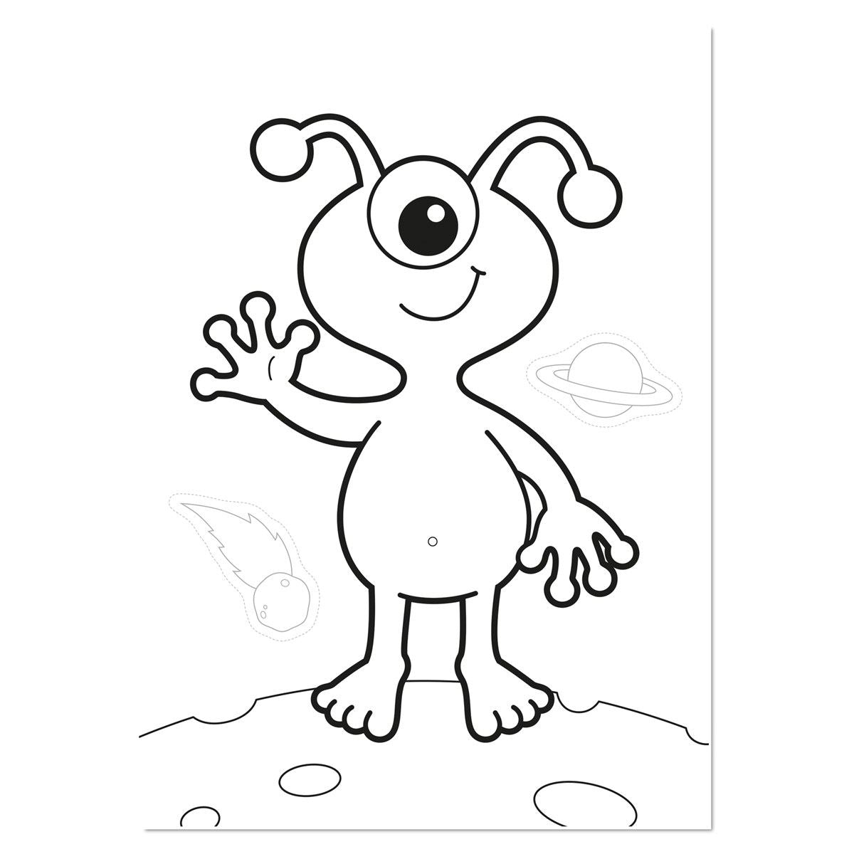 Orchard Toys Make Believe Colouring Book - I Want That Present