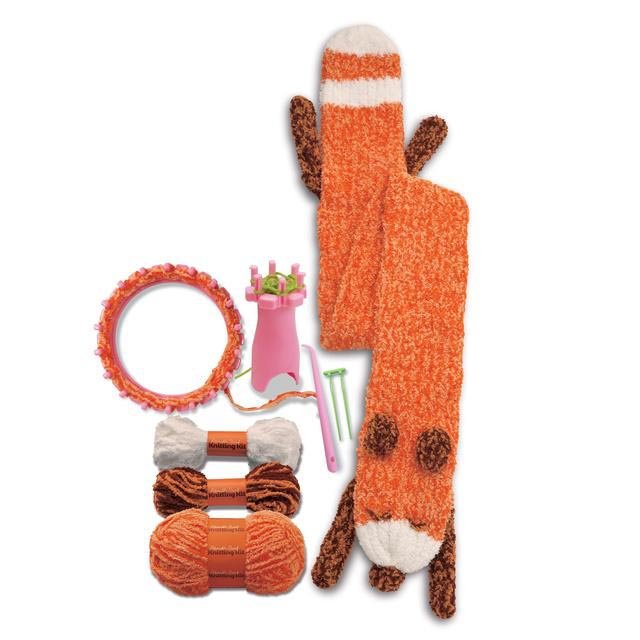 4M Adorable Scarf Knitting Kit - I Want That Present