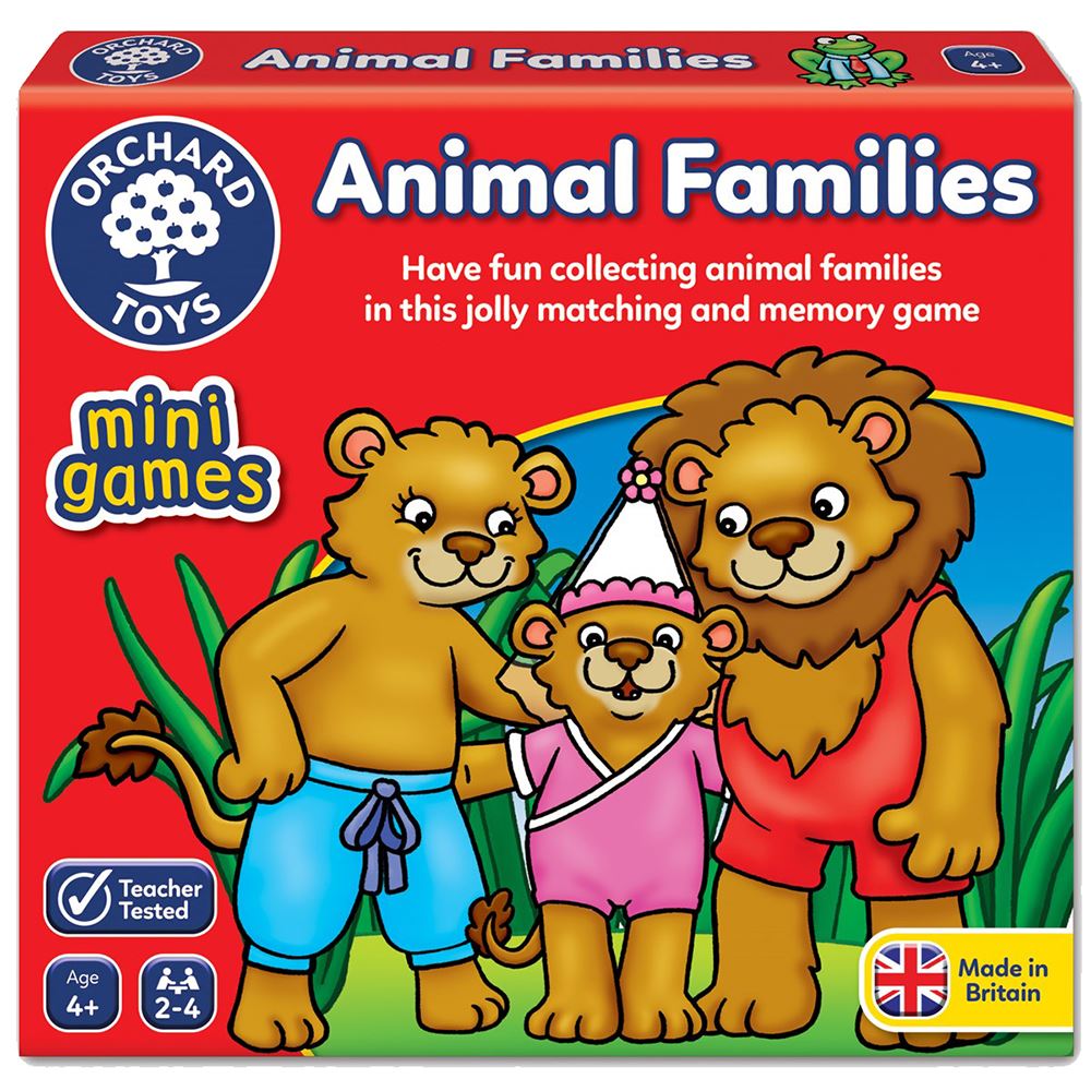 Orchard Toys Animal Families - Mini Game - I Want That Present