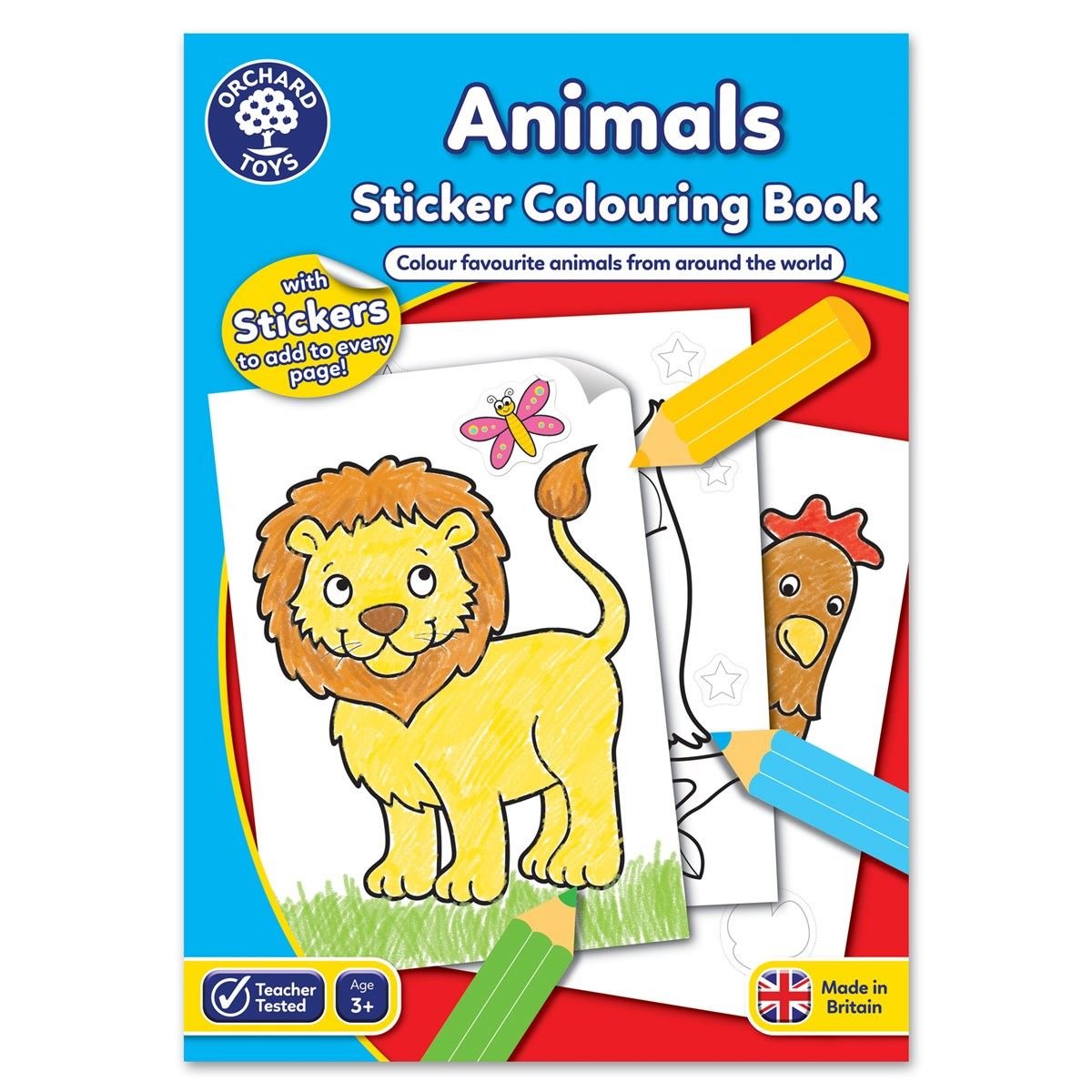 Orchard Toys Animals Colouring Book - I Want That Present