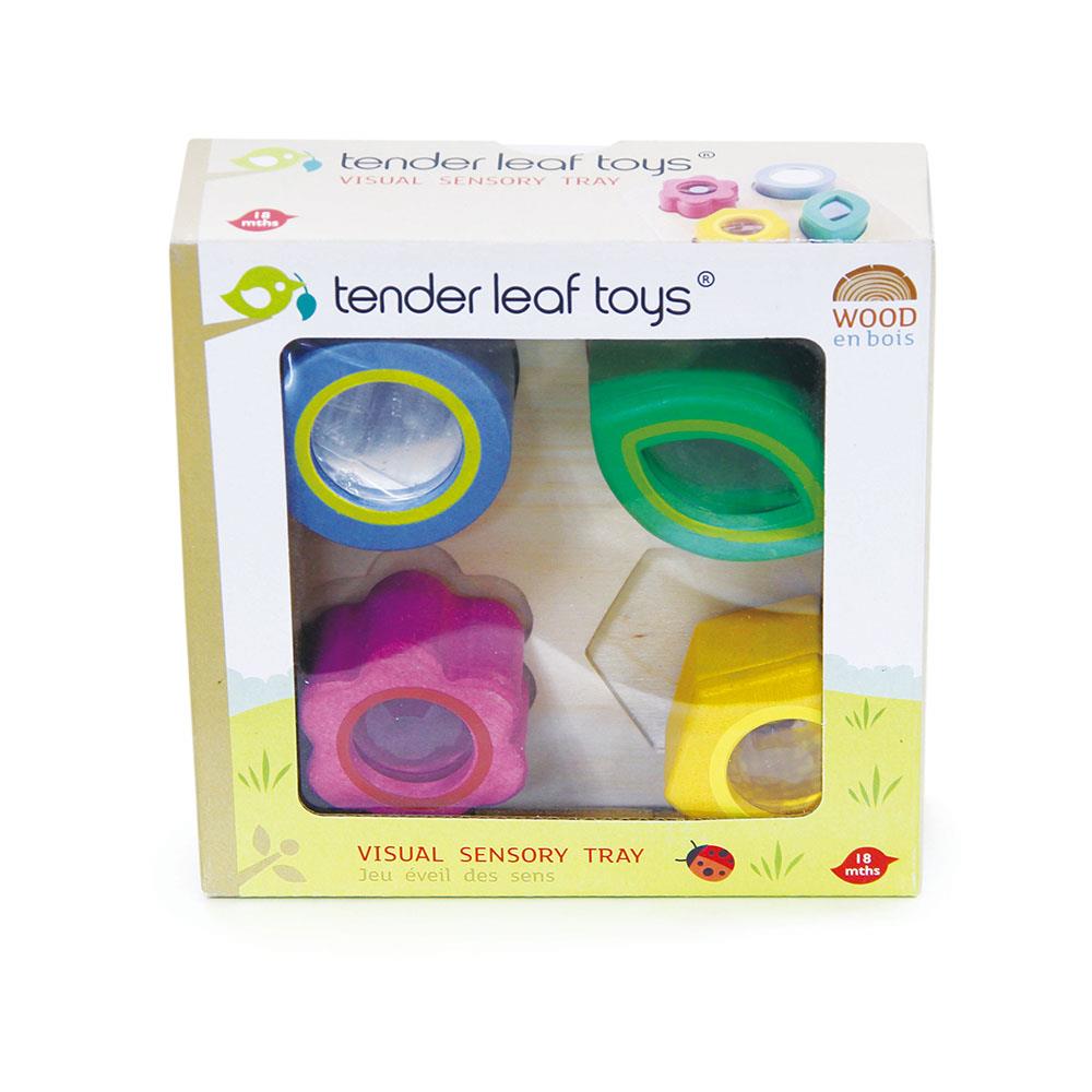 Tender Leaf Toys Visual Sensory Tray - I Want That Present
