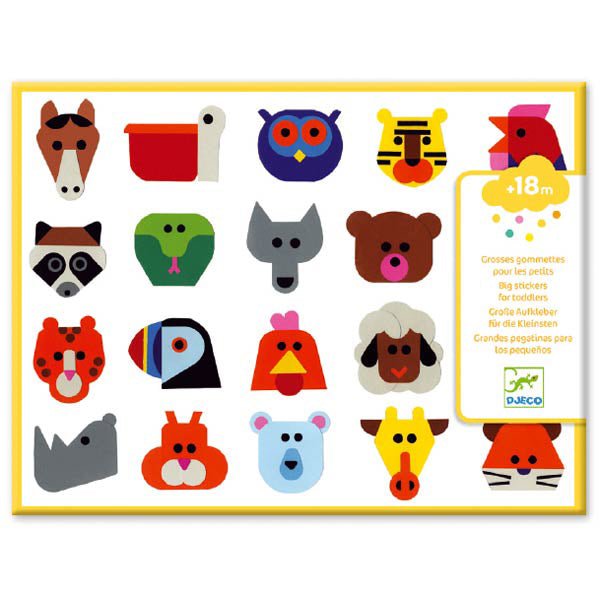 Djeco Stickers - Head to Head - I Want That Present