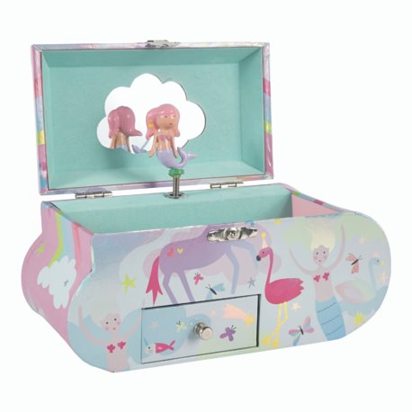 Floss & Rock Fantasy Mermaid Cloud Musical Jewellery Box