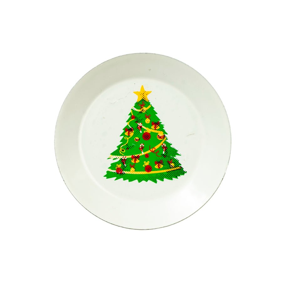 Miniature Christmas Plate - I Want That Present