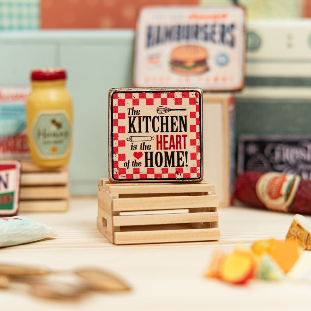 Miniature Kitchen Signs (x3)