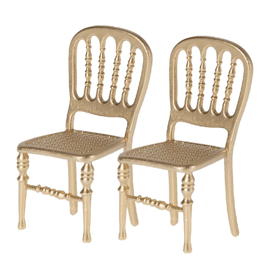 Maileg Mouse Gold Chair - PREORDER - due November - I Want That Present