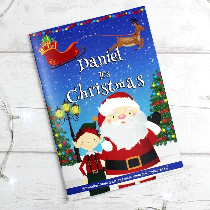 Personalised Boys "It's Christmas" Story Book - I Want That Present