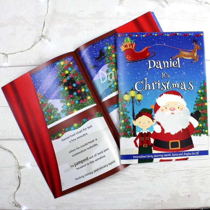 Personalised Boys "It's Christmas" Story Book - I Want That Present