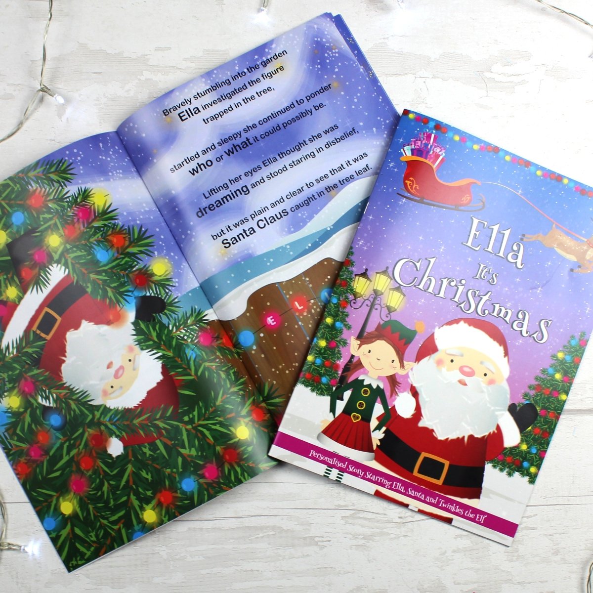 Personalised Girls "It's Christmas" Story Book - I Want That Present