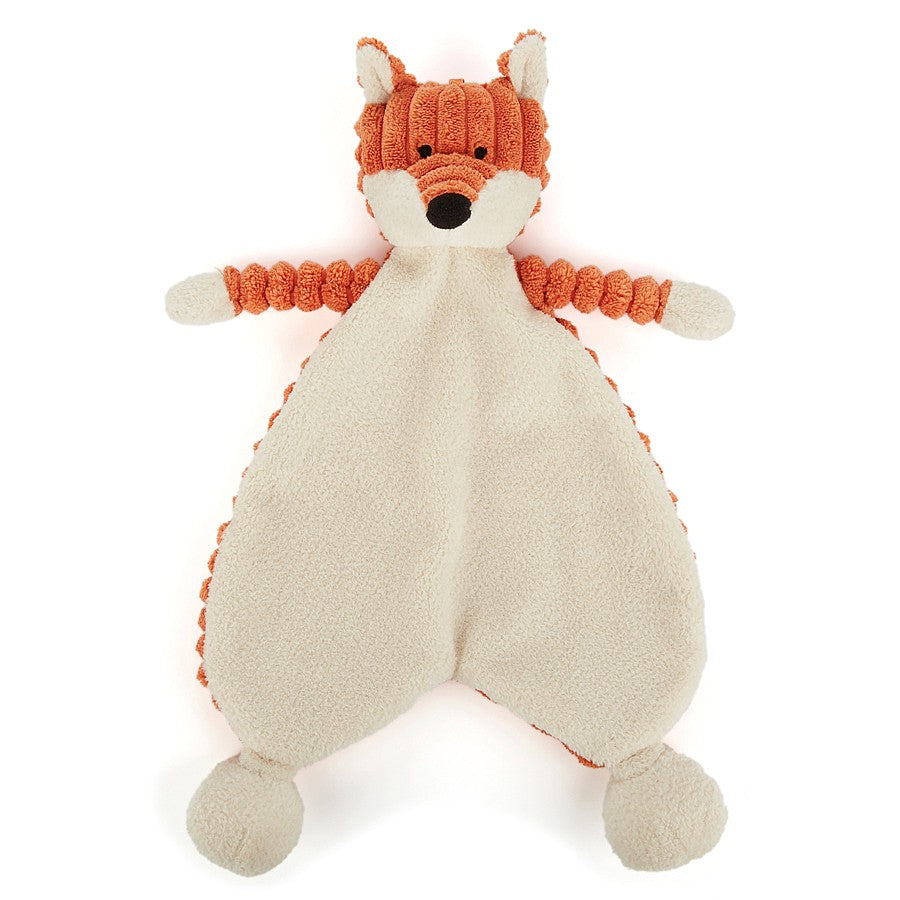 jellycat orange and white fox cordy roy soother