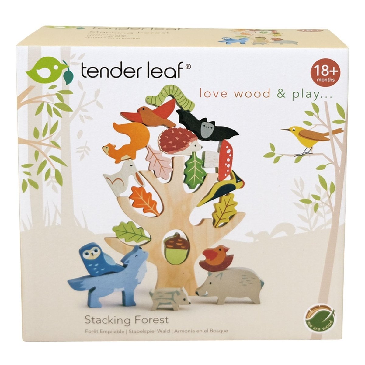 Tender Leaf Toys Stacking Forest - I Want That Present