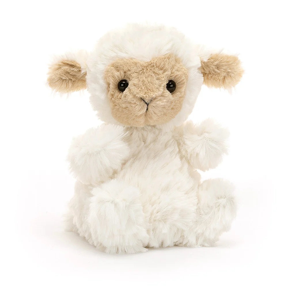 jellycat cream yummy lame with biscuit coloured face