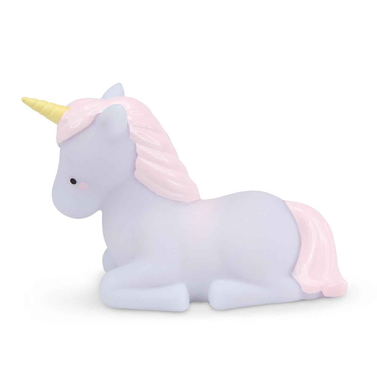 Teeny Tiny White Unicorn Little Night Light - I Want That Present