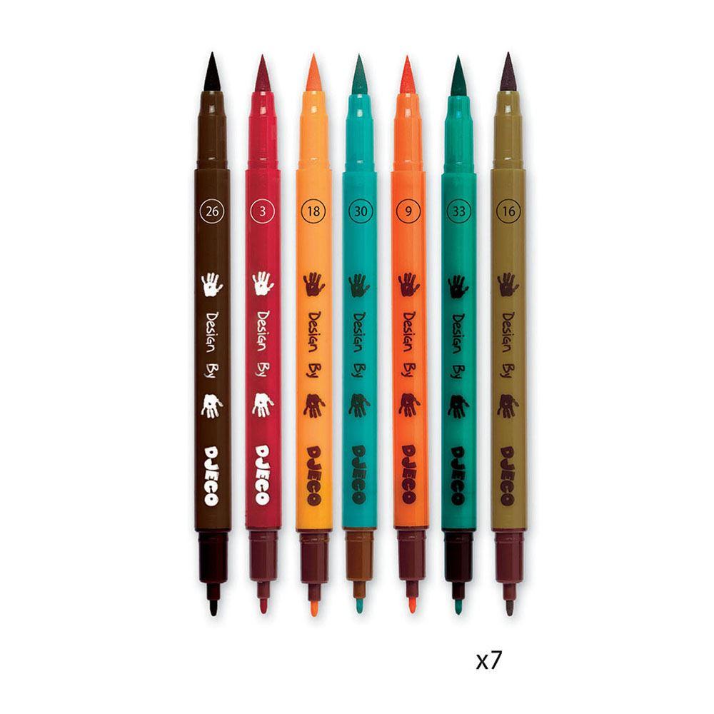 Djeco Felt Tip Colouring Set - Scared Stiff