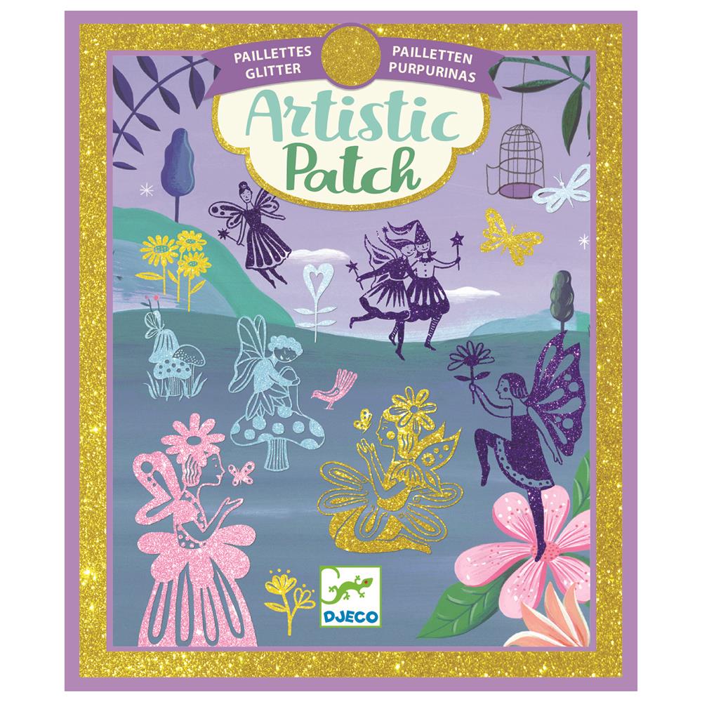 Djeco Artistic Patch Glitter Kit - Fairyland