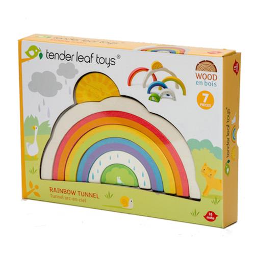 Tender Leaf Toys Rainbow Tunnel - I Want That Present