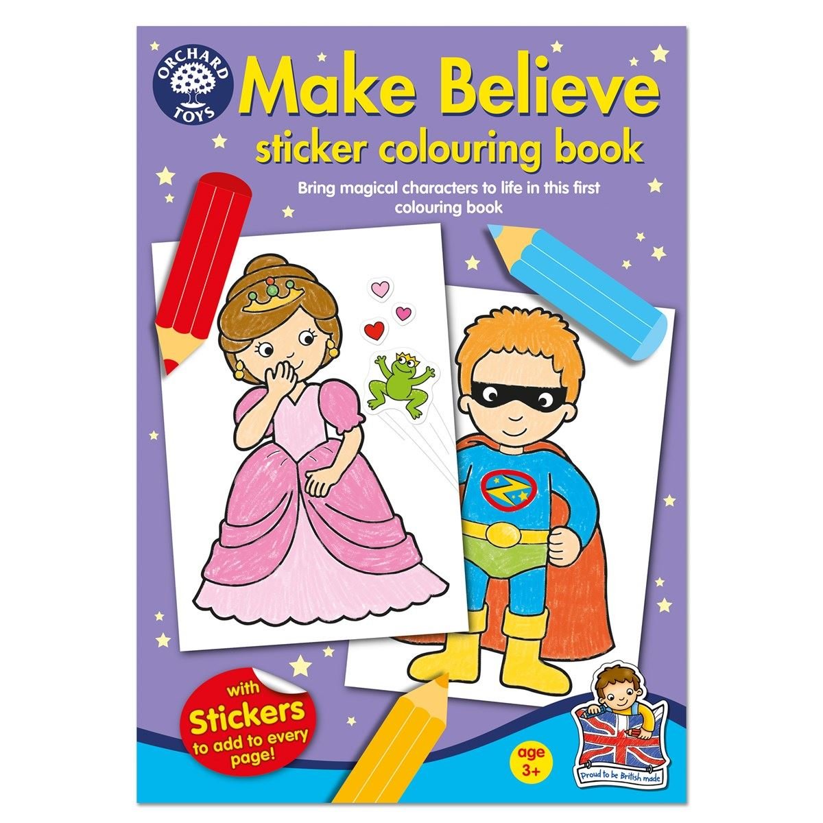 Orchard Toys Make Believe Colouring Book - I Want That Present