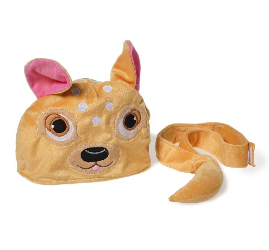 Oskar & Ellen Bambi Hat & Tail Dress Up Costume - I Want That Present