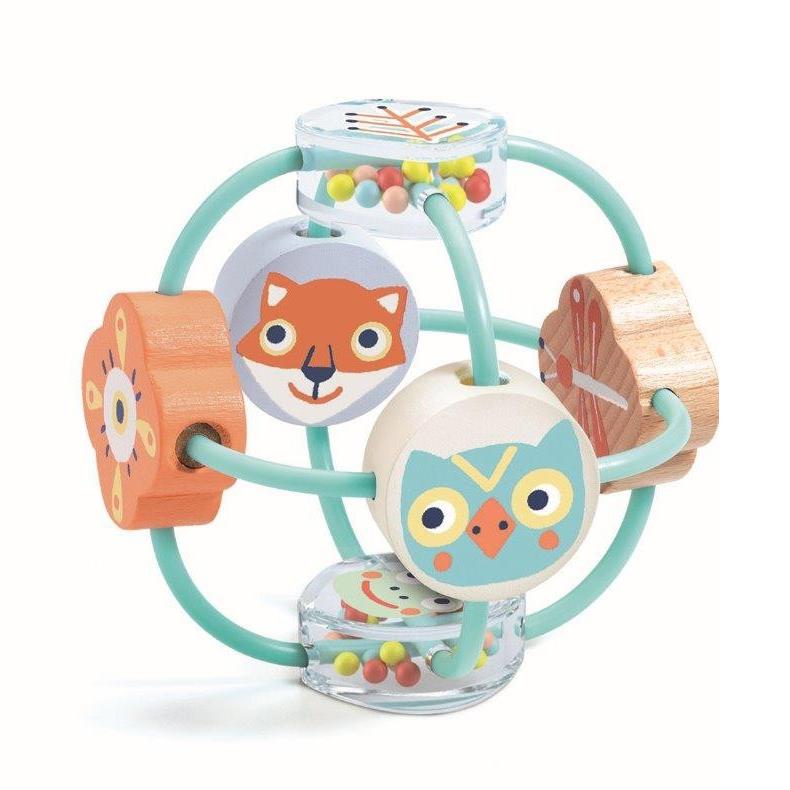 Djeco BabyBali Rattle - I Want That Present