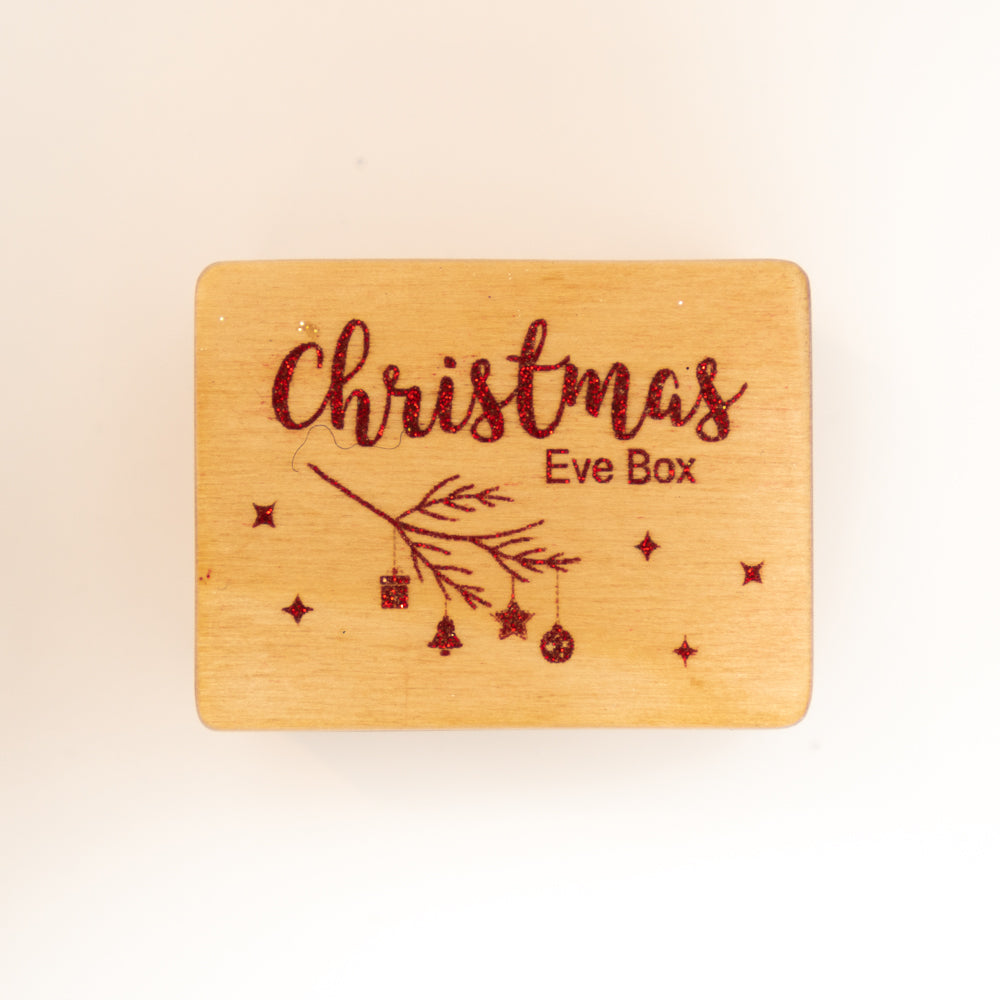 Miniature Christmas Eve Wooden Box