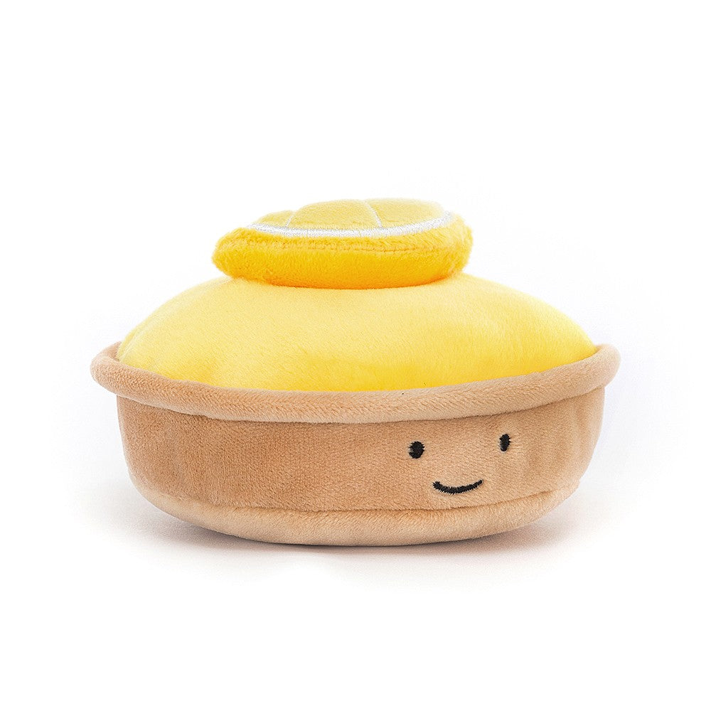 jellycat amuseable lemon tarte with a smily little face