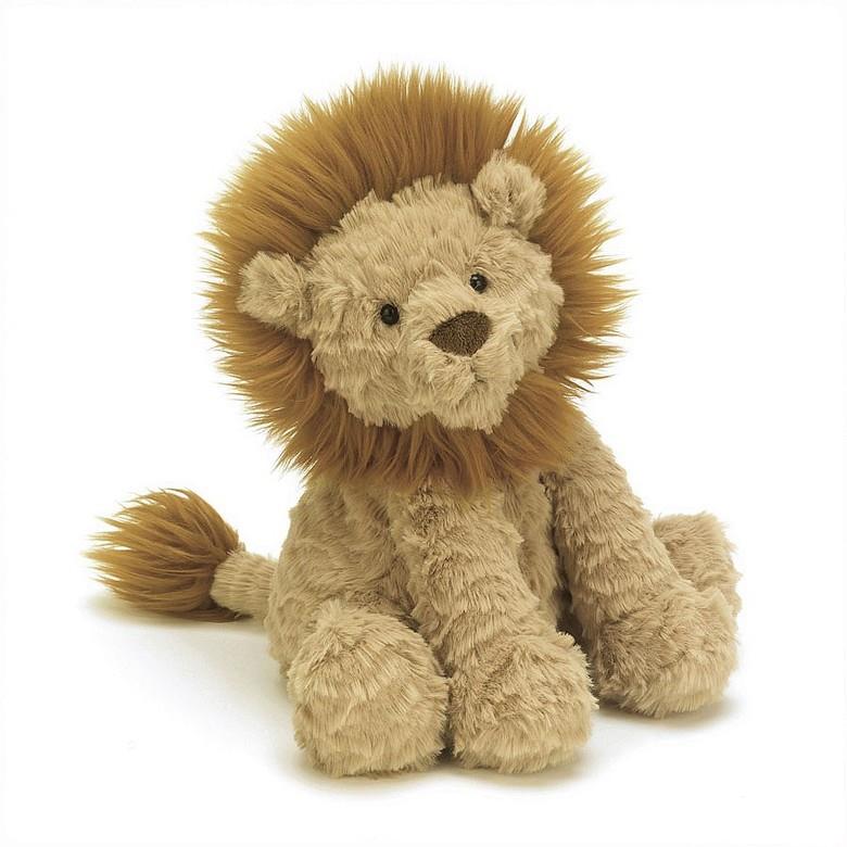 jellycat beige fuddlewuddle lion soft toy