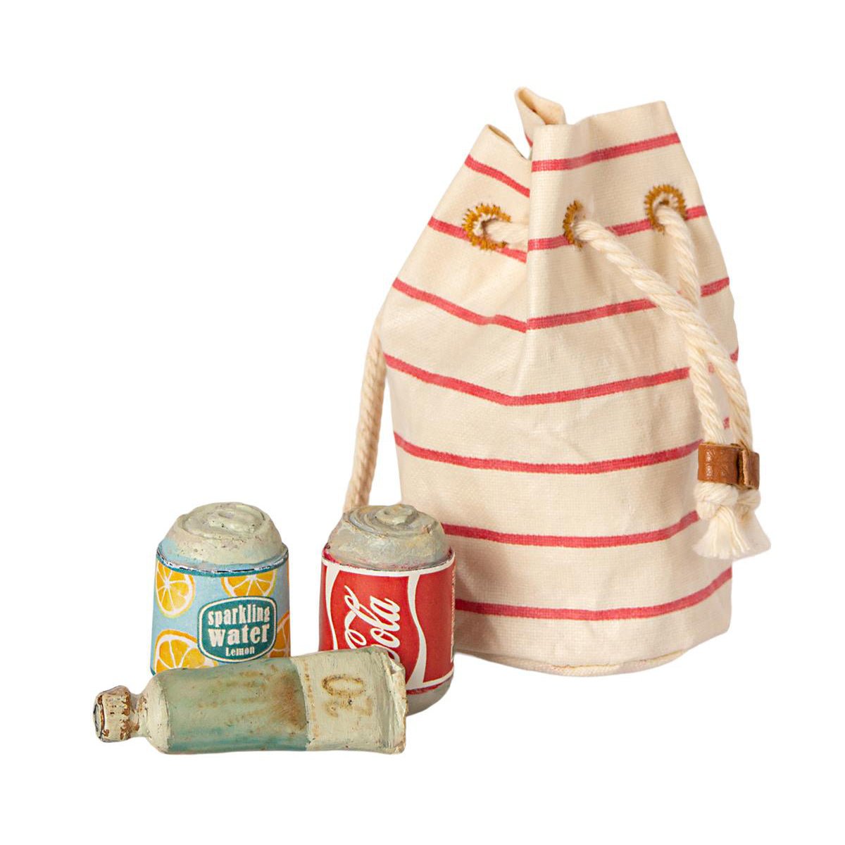 Maileg Beach Bag with Beach Essentials - I Want That Present