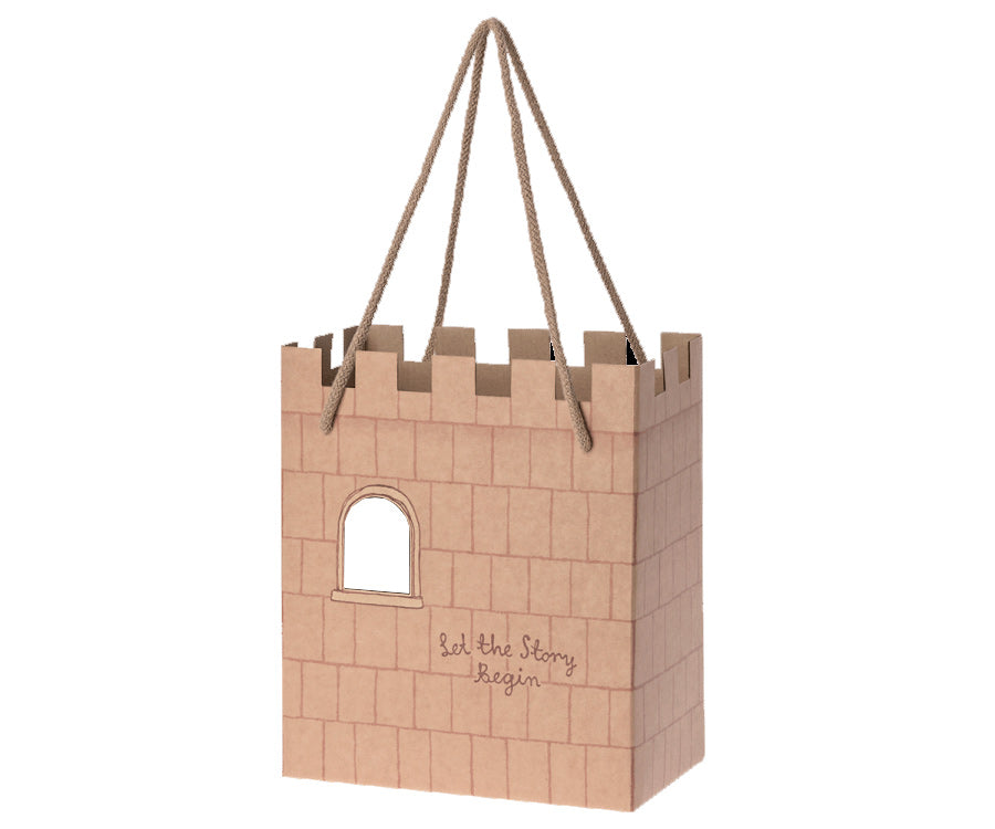 Maileg Castle Gift Bag, Pink