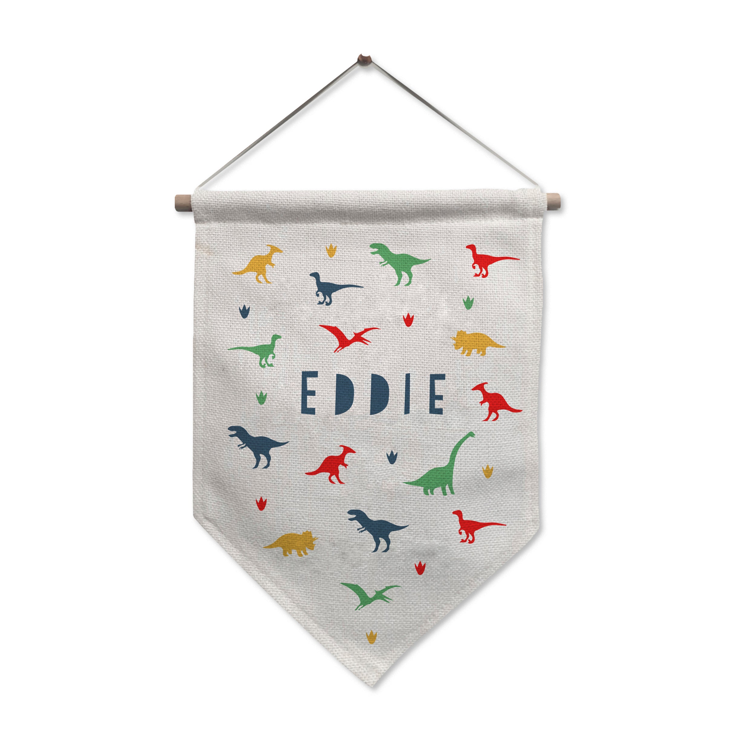 Personalised Personalised Dinosaur Hanging Banner