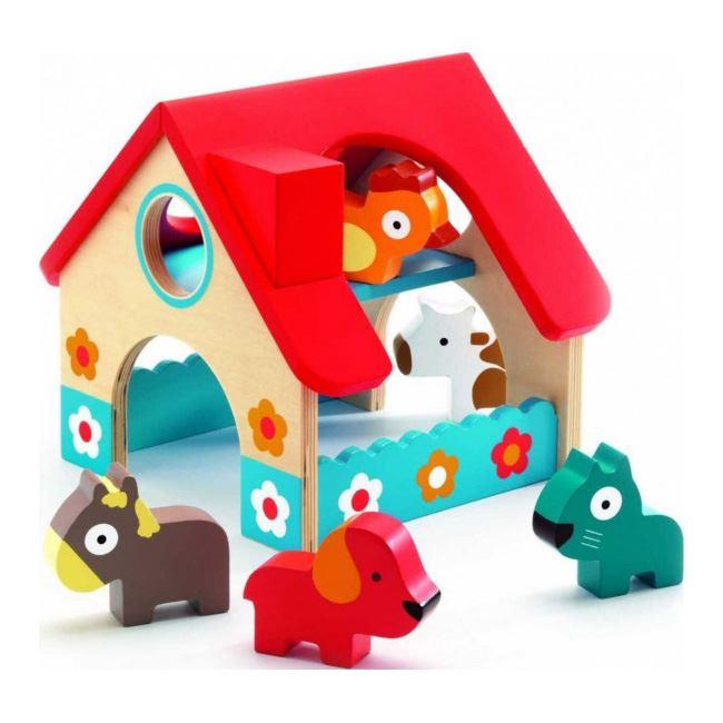 Djeco Wooden Mini Farm - I Want That Present
