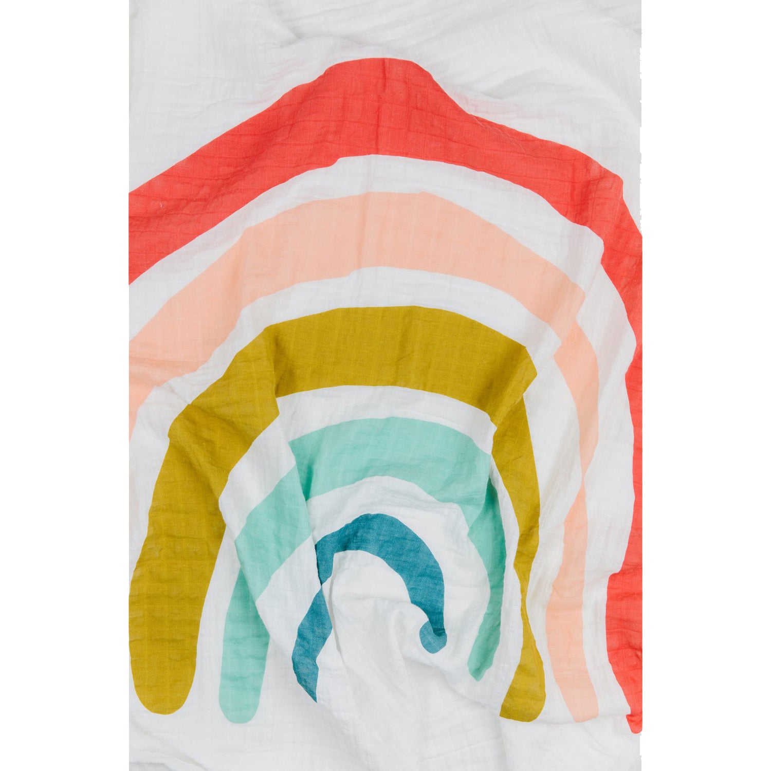 Clementine Muslin Swaddle Blanket - Rainbow