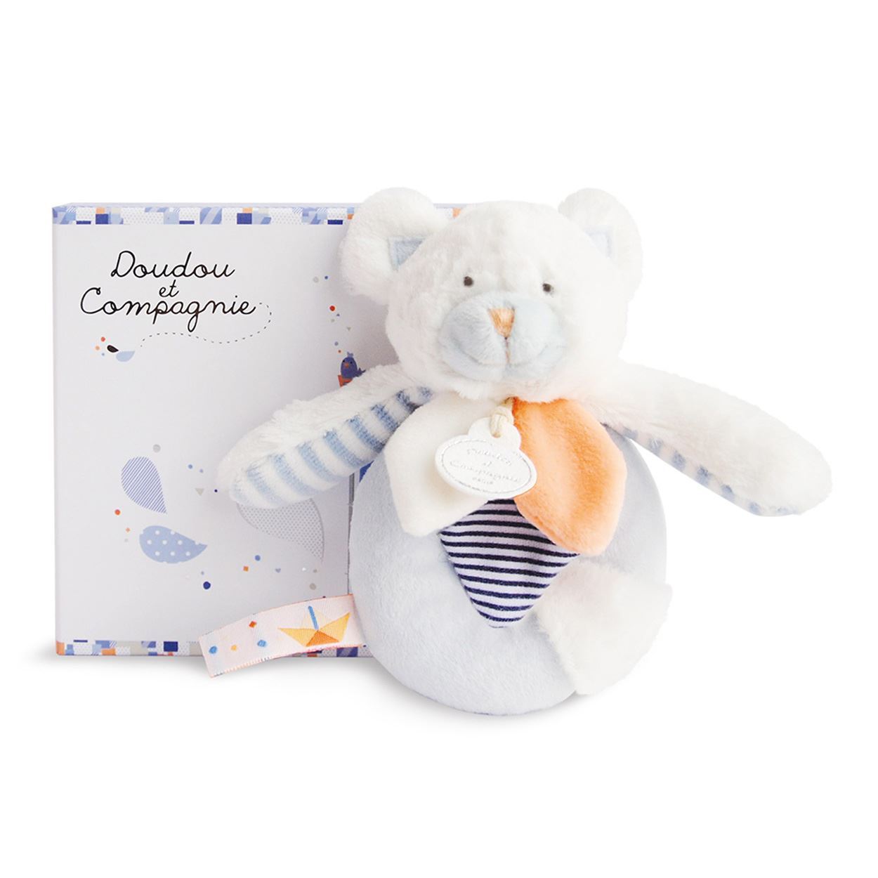 Doudou et Compagnie Little Bear Rattle - Les Gommettes - I Want That Present