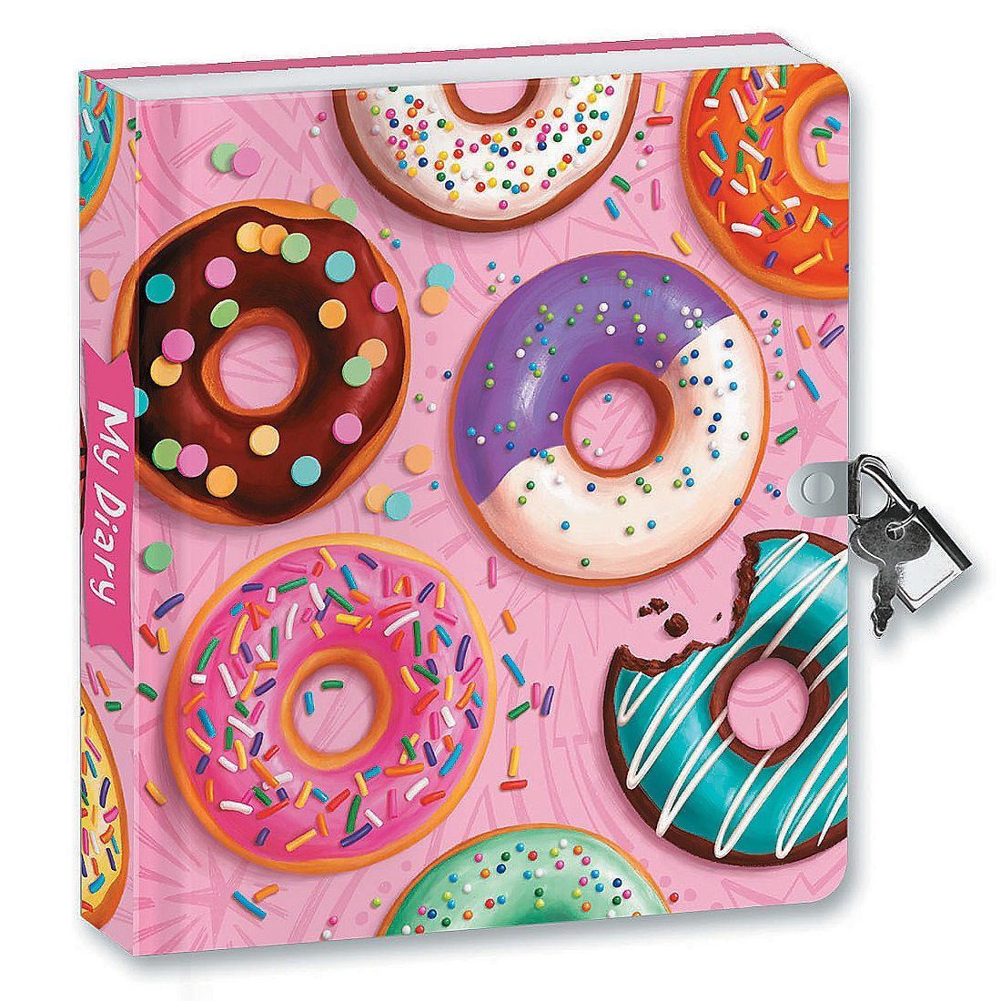 Peaceable Kingdom Doughnut Lockable Notebook