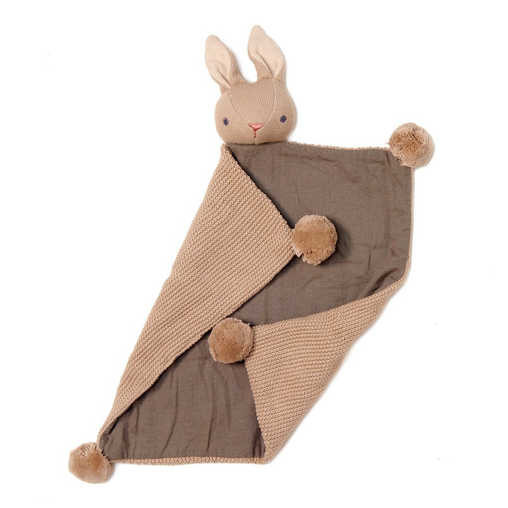 Threadbear Designs Baby Threads Taupe Bunny Gift Set - I Want That Present