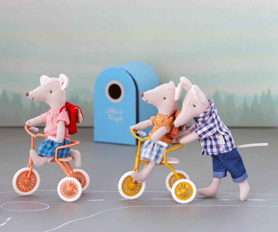 Maileg Tricycles & Car Collection - I Want That Present