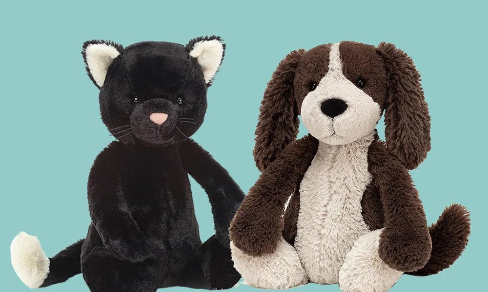 Jellycat Cats & Dogs - I Want That Present