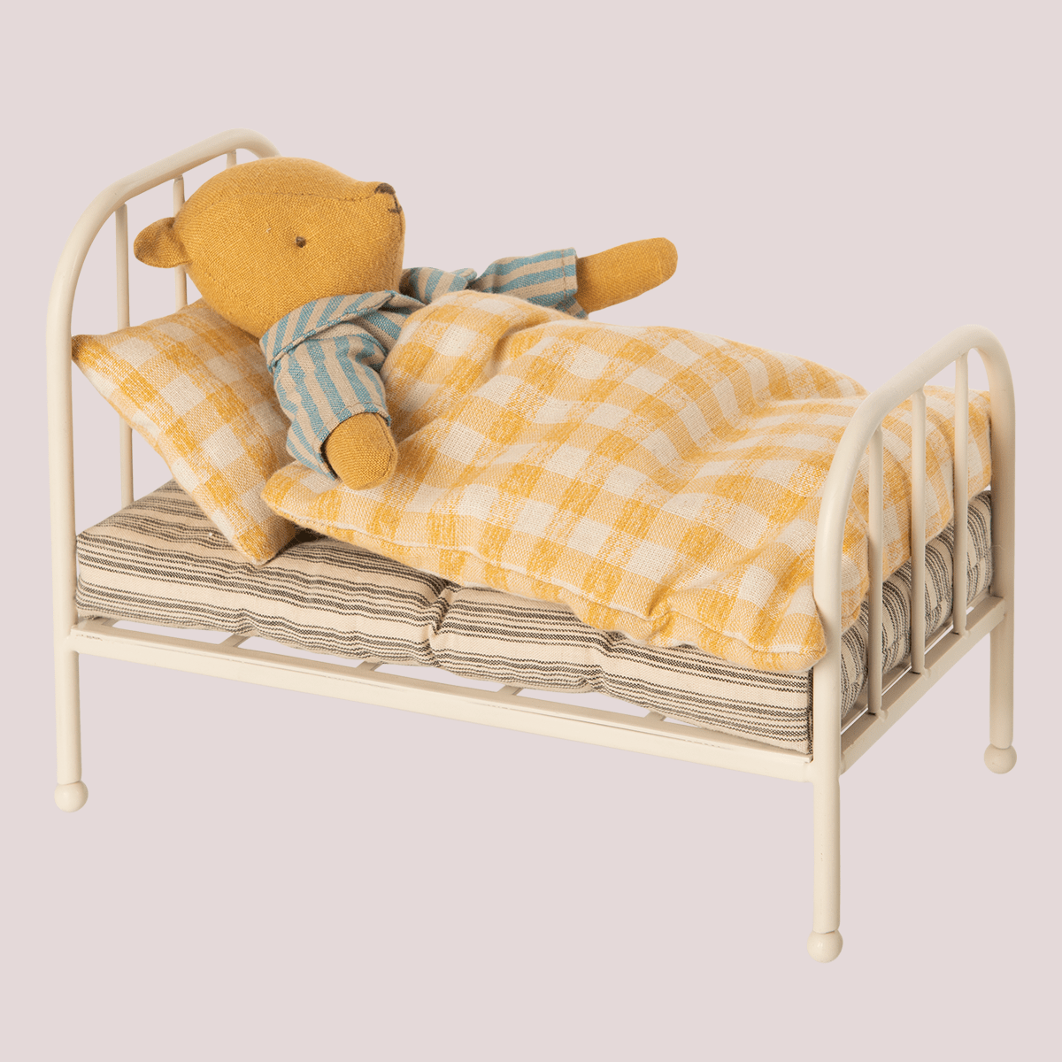 Maileg Teddy Junior & Bed - I Want That Present