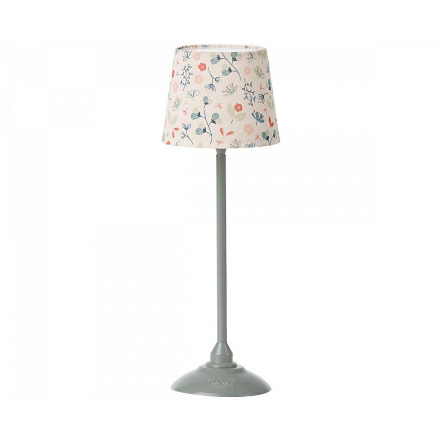 Maileg Miniature Floor Lamp - Mint - I Want That Present